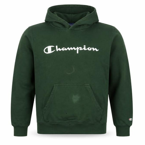 Champion Men’s Green M Pullover Logo Hoodie Pocket