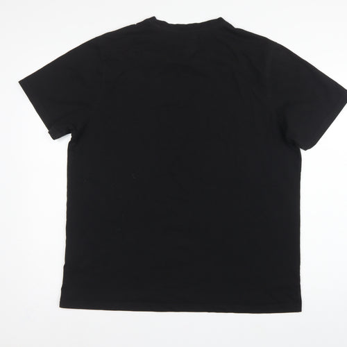 Mountain Warehouse Men Black XL Isocool Mountain Graphic T-Shirt