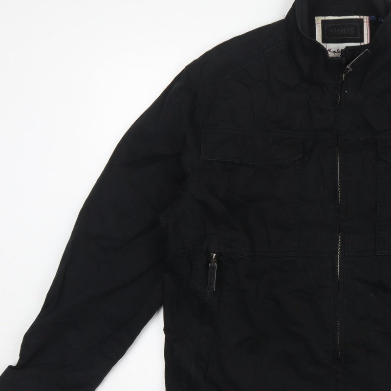 Maine New England Men’s Black XL Mappleton Full Zip Cotton Jacket