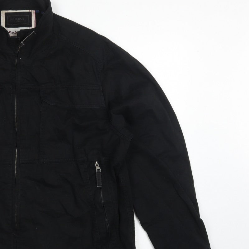 Maine New England Men’s Black XL Mappleton Full Zip Cotton Jacket