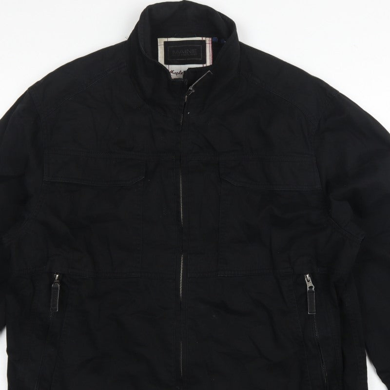 Maine New England Men’s Black XL Mappleton Full Zip Cotton Jacket
