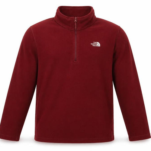 The North Face Men’s Red L Quarter Zip Fleece Sweatshirt Outdoor