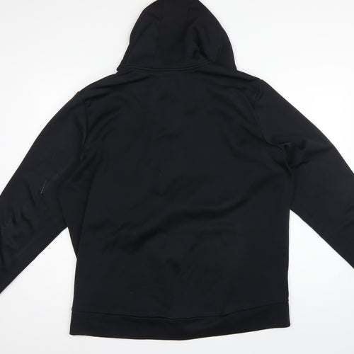 Under Armour Men’s Black 2XL Loose Full Zip Hooded Sports Hoodie