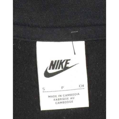 Nike Men’s Black Grey Full Zip Logo Sweatshirt Size S