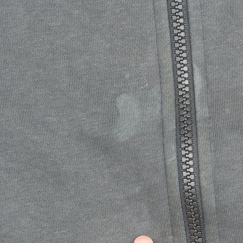 Nike Men’s Black Grey Full Zip Logo Sweatshirt Size S