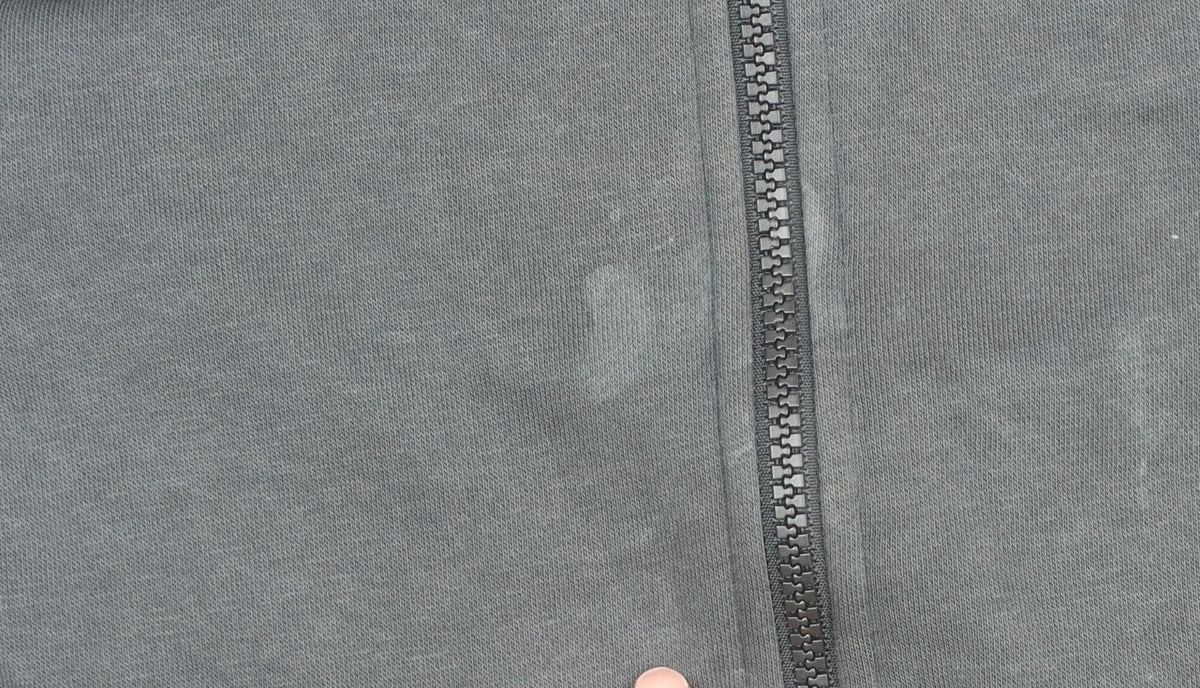 Nike Men’s Black Grey Full Zip Logo Sweatshirt Size S