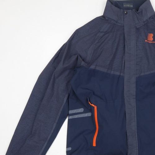 Boardman Men’s Navy M Windbreaker Cycling Jacket Reflective Full Zip
