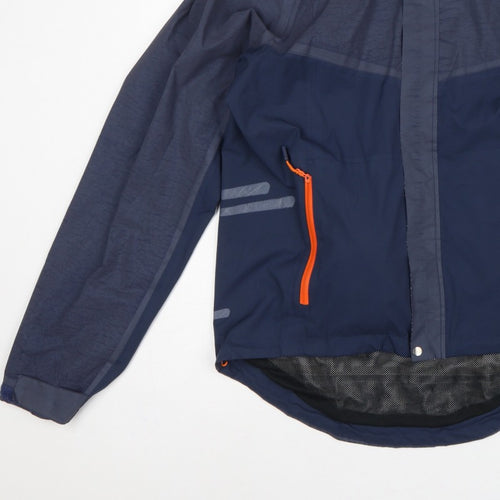 Boardman Men’s Navy M Windbreaker Cycling Jacket Reflective Full Zip