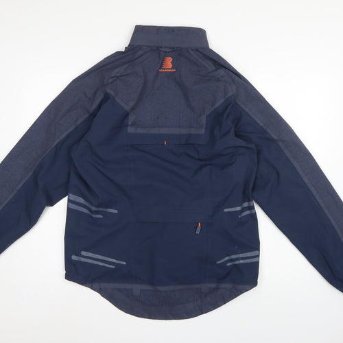 Boardman Men’s Navy M Windbreaker Cycling Jacket Reflective Full Zip