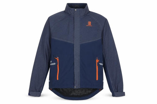 Boardman Men’s Navy M Windbreaker Cycling Jacket Reflective Full Zip