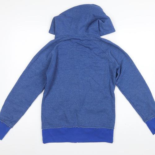 Champion Men's Blue Medium Full Zip Hooded Logo Fleece Hoodie