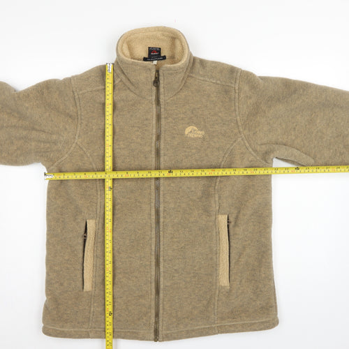 Lowe Alpine Women’s Beige S Polartec Fleece Full Zip Outdoor Jacket