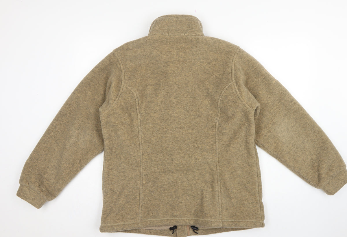Lowe Alpine Women’s Beige S Polartec Fleece Full Zip Outdoor Jacket