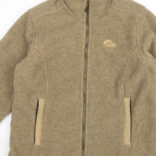 Lowe Alpine Women’s Beige S Polartec Fleece Full Zip Outdoor Jacket