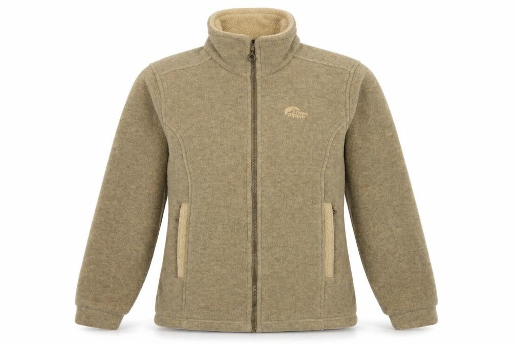 Lowe Alpine Women’s Beige S Polartec Fleece Full Zip Outdoor Jacket