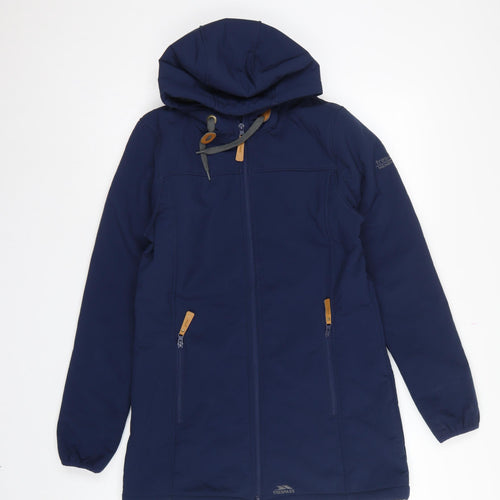 Trespass Men’s Navy S Softshell Hooded Parka Waterproof Fleece Lined