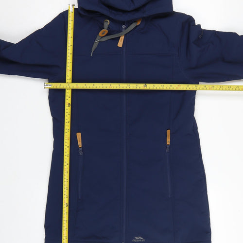 Trespass Men’s Navy S Softshell Hooded Parka Waterproof Fleece Lined