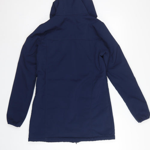 Trespass Men’s Navy S Softshell Hooded Parka Waterproof Fleece Lined