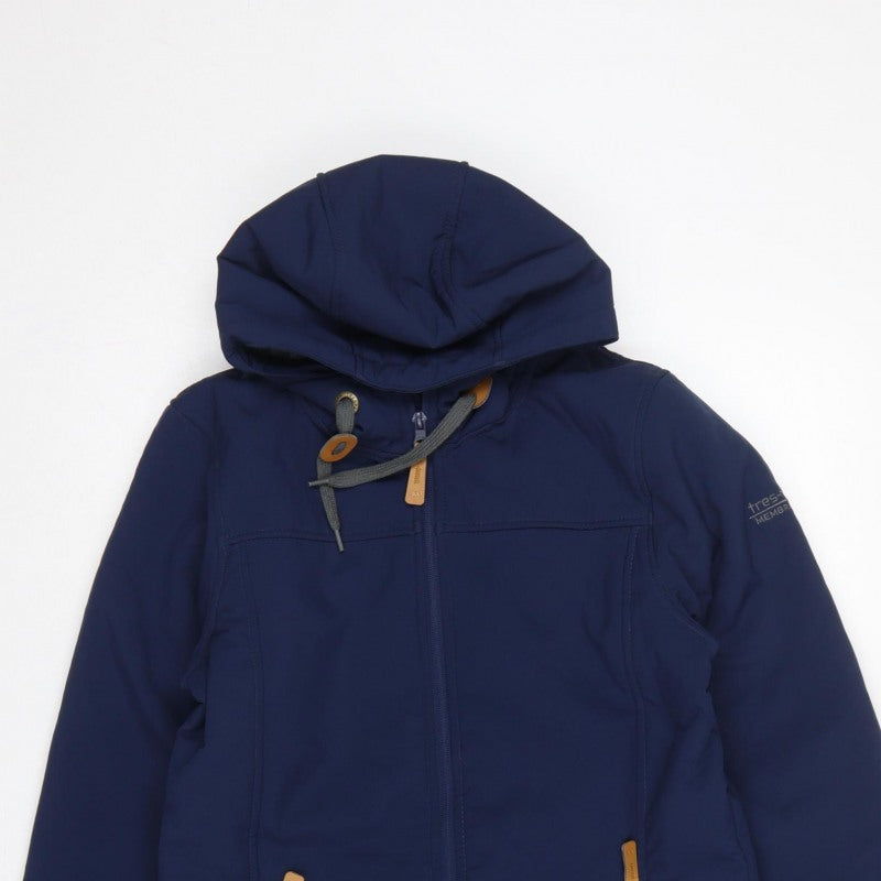 Trespass Men’s Navy S Softshell Hooded Parka Waterproof Fleece Lined