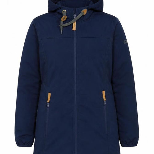 Trespass Men’s Navy S Softshell Hooded Parka Waterproof Fleece Lined