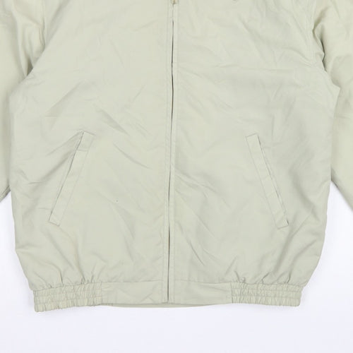Woodville Men's Beige M Full Zip Lightweight Polyester Lined Jacket