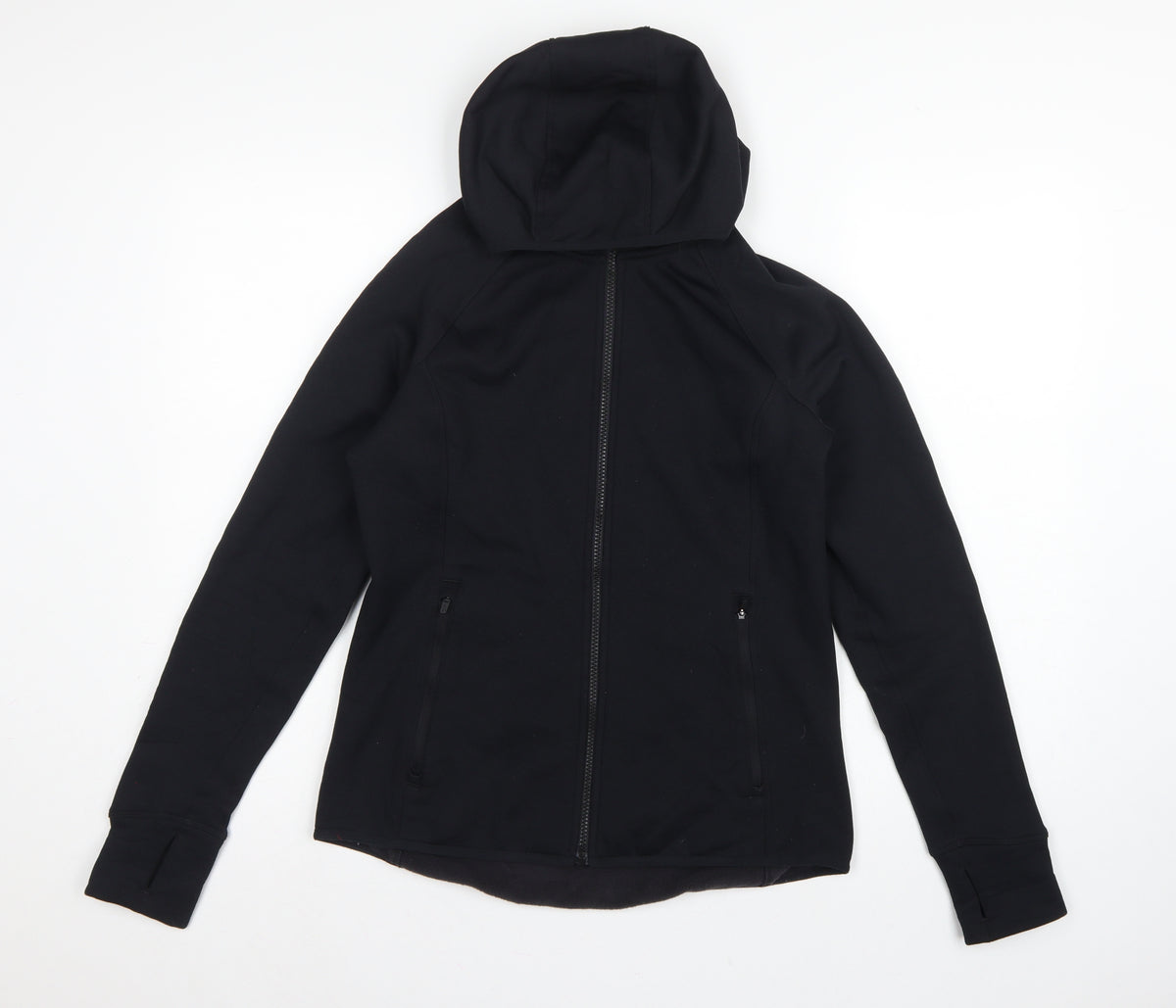 M&S Goodmove Women’s Black UK 12 Hooded Softshell Zip Jacket