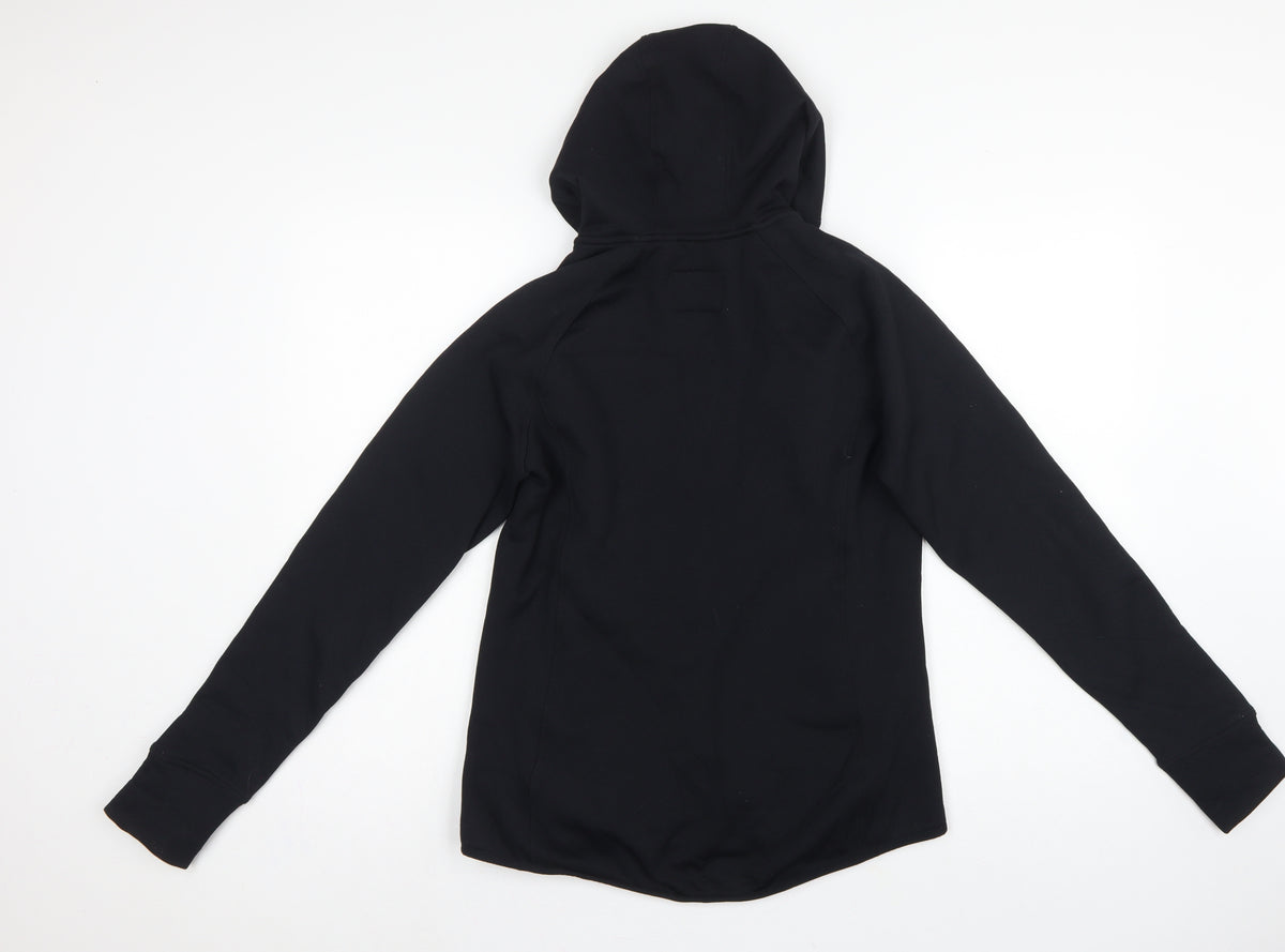 M&S Goodmove Women’s Black UK 12 Hooded Softshell Zip Jacket