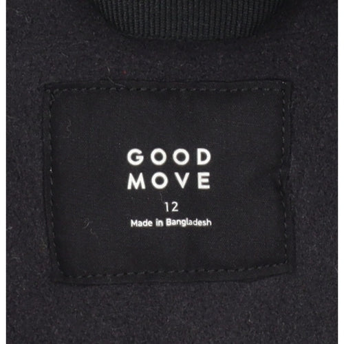 M&S Goodmove Women’s Black UK 12 Hooded Softshell Zip Jacket