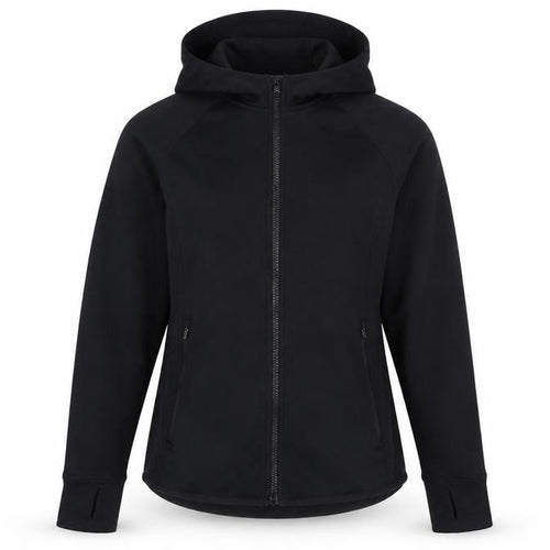 M&S Goodmove Women’s Black UK 12 Hooded Softshell Zip Jacket