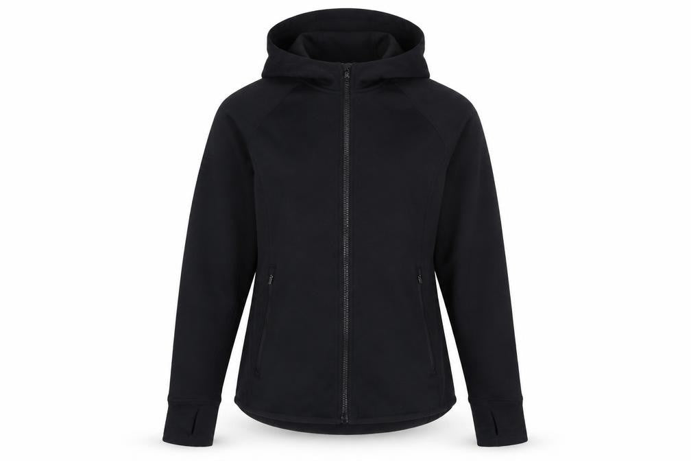 M&S Goodmove Women’s Black UK 12 Hooded Softshell Zip Jacket