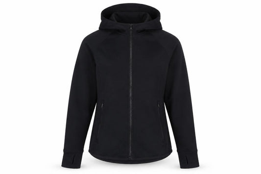 M&S Goodmove Women’s Black UK 12 Hooded Softshell Zip Jacket