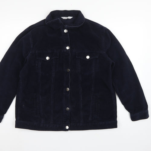 Red Herring Women’s Navy Blue Size 16 Corduroy Button Jacket