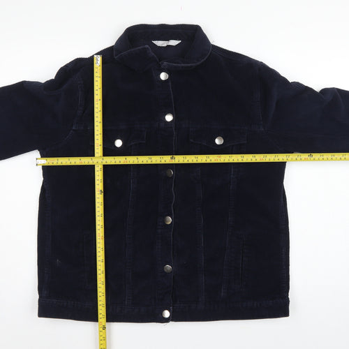 Red Herring Women’s Navy Blue Size 16 Corduroy Button Jacket
