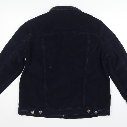 Red Herring Women’s Navy Blue Size 16 Corduroy Button Jacket