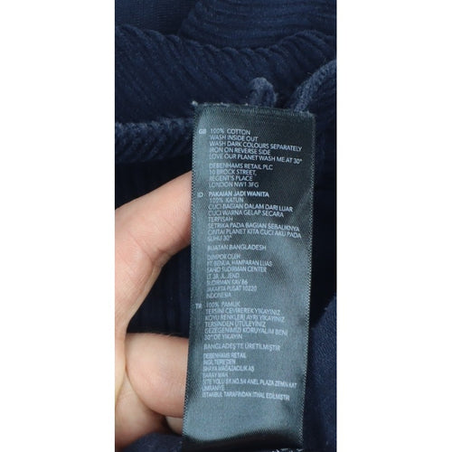 Red Herring Women’s Navy Blue Size 16 Corduroy Button Jacket
