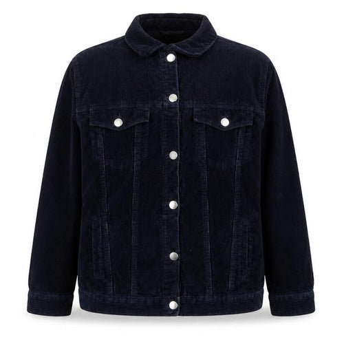 Red Herring Women’s Navy Blue Size 16 Corduroy Button Jacket