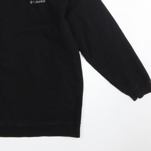 Columbia Men’s Black 2XL Tall Fleece Crew Neck Pullover Sweatshirt