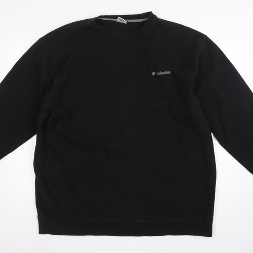 Columbia Men’s Black 2XL Tall Fleece Crew Neck Pullover Sweatshirt