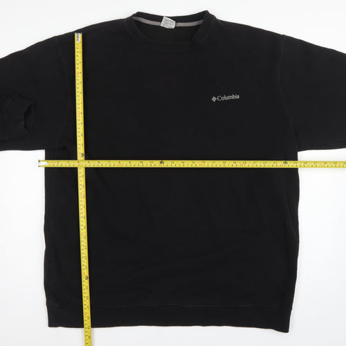 Columbia Men’s Black 2XL Tall Fleece Crew Neck Pullover Sweatshirt