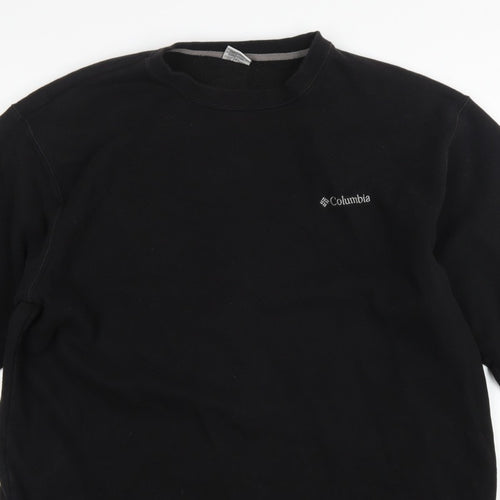 Columbia Men’s Black 2XL Tall Fleece Crew Neck Pullover Sweatshirt