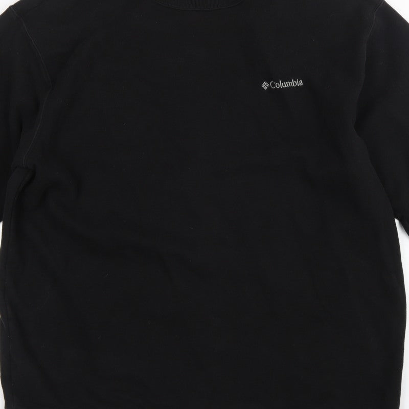 Columbia Men’s Black 2XL Tall Fleece Crew Neck Pullover Sweatshirt