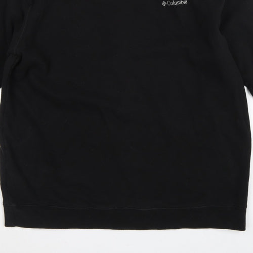 Columbia Men’s Black 2XL Tall Fleece Crew Neck Pullover Sweatshirt