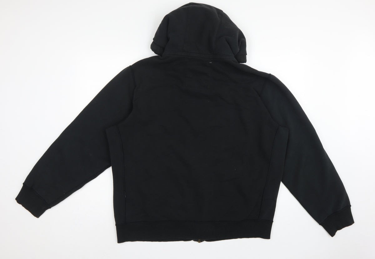Drift King Men’s Black 2XL Full Zip Embroidered Hoodie