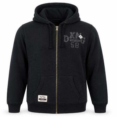 Drift King Men’s Black 2XL Full Zip Embroidered Hoodie
