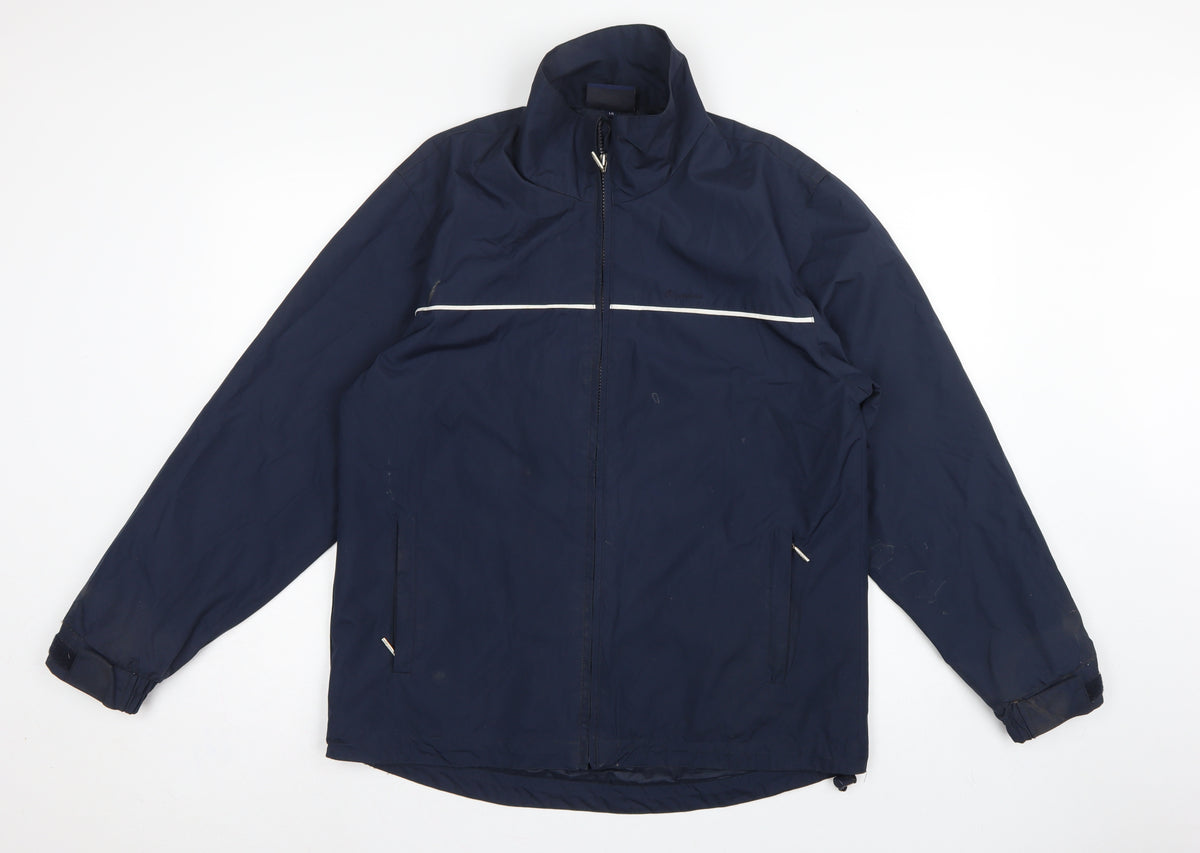 Olympus Women’s Navy Size 14 Zip Jacket Reflective Trim
