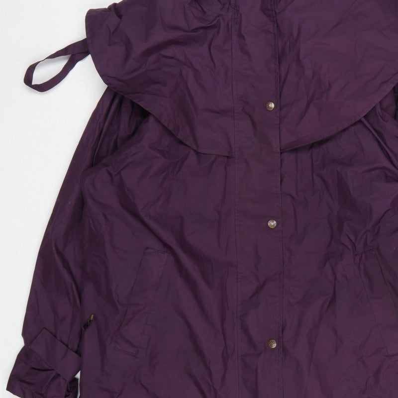 Target Dry Women’s Purple Size 16 Long Rain Coat Outdoor