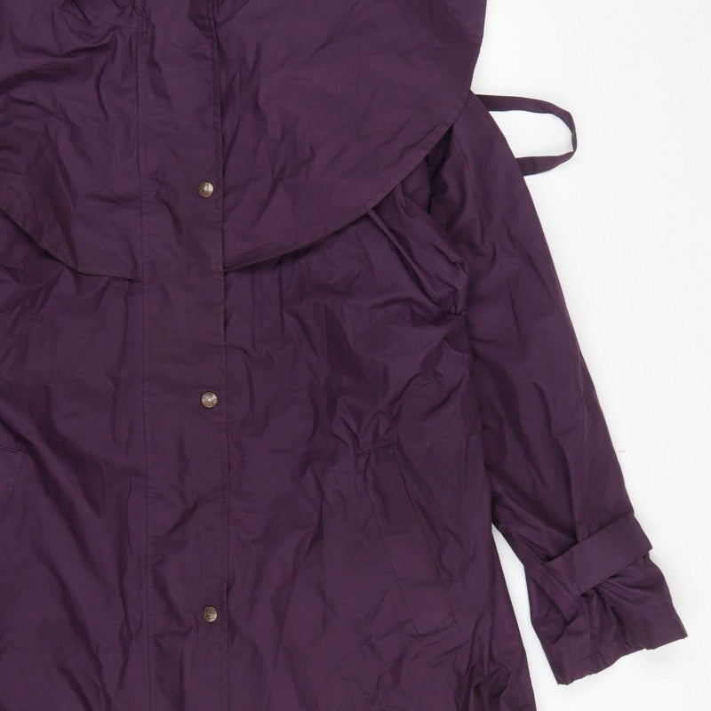 Target Dry Women’s Purple Size 16 Long Rain Coat Outdoor