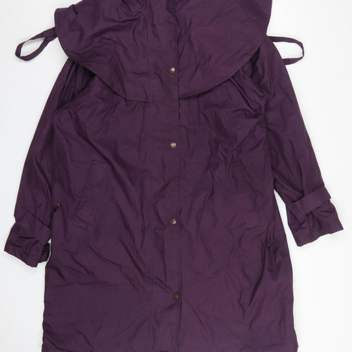 Target Dry Women’s Purple Size 16 Long Rain Coat Outdoor