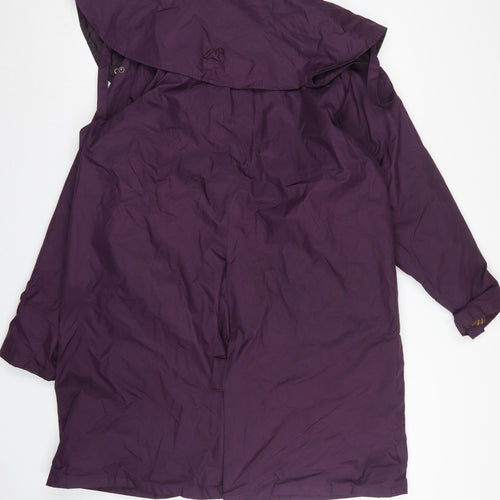 Target Dry Women’s Purple Size 16 Long Rain Coat Outdoor