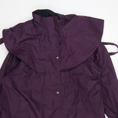 Target Dry Women’s Purple Size 16 Long Rain Coat Outdoor